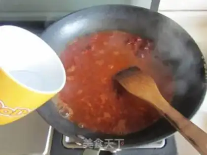 Make Sweet, spicy shrimp tofu step 5