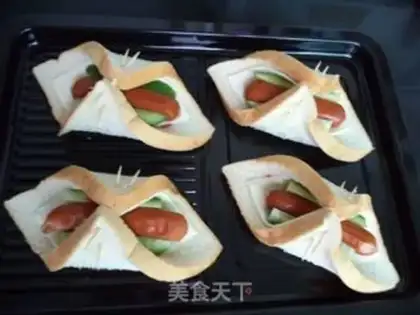 Make Hot dog cheese sandwich step 5