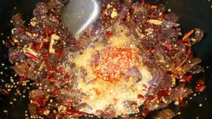 Make Spicy beef step 10