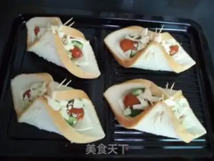 Make Hot dog cheese sandwich step 6