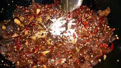 Make Spicy beef step 11