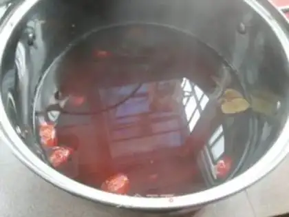 Make The red sugar and ginger date warms up step 5