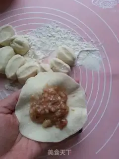 Make Shrimp pork bun step 3