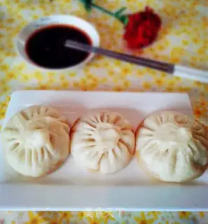 Make Shrimp pork bun step 7