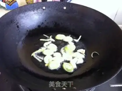 Make Celery fried sausage step 3
