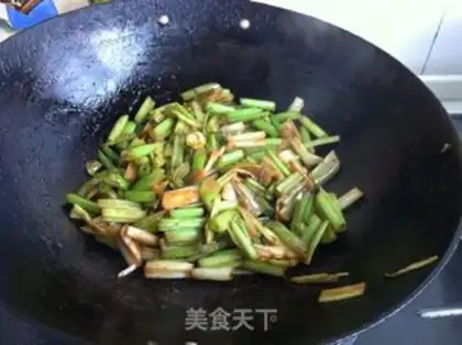 Make Celery fried sausage step 6