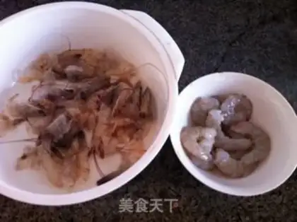 Make Shrimp fried eggs step 0
