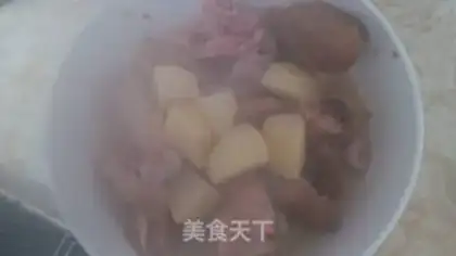 Make Pig hoof potatoes step 7
