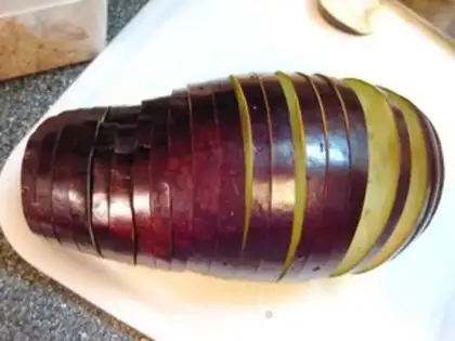 Make Meat and eggplant step 2