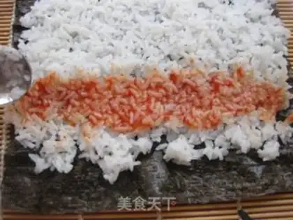 Make Ketchup sushi step 6
