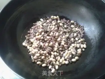 Make A little roll of beans step 2