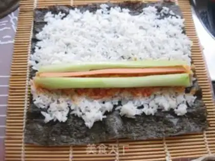 Make Ketchup sushi step 8