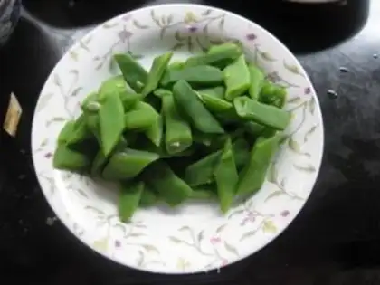 Make Cheese sauce, four season beans step 3
