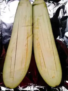 Make Garlic oyster roasted eggplant step 2