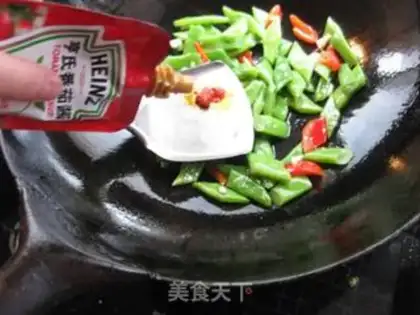 Make Cheese sauce, four season beans step 7