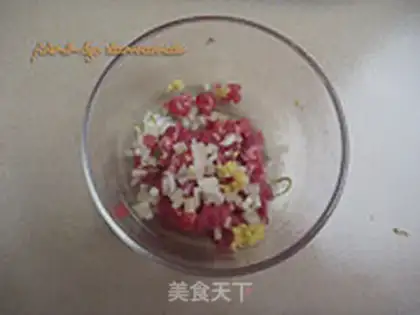 Make Cheese and beef fried rice step 3