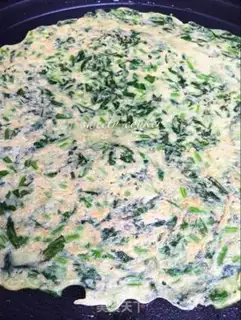 Make Egg spinach step 6