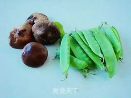 Make Fry mushrooms, Dutch beans step 0