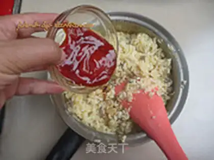 Make Cheese and beef fried rice step 9
