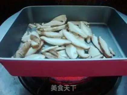 Make Fry mushrooms, Dutch beans step 5