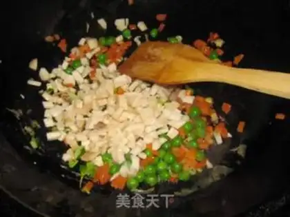 Make Five eggs of fried rice step 10