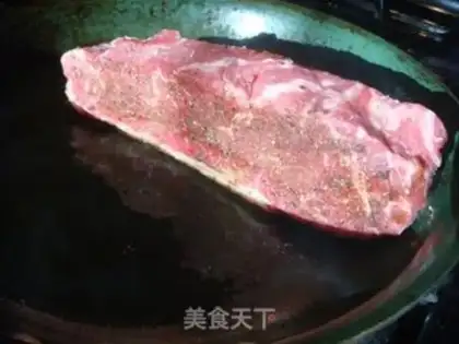 Make Ginger steak step 1