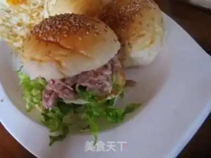 Make Tuna burger step 9