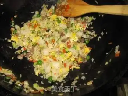 Make Five eggs of fried rice step 18