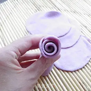 Make Potato rose buns step 11