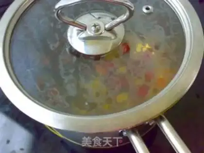 Make Red grape honey tea step 2
