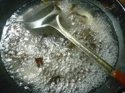 Make White onions, black wood step 6