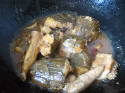 Make Garlic-burned fish step 5