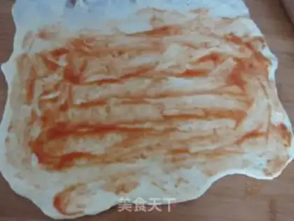 Make Soy sauce pine rolls step 4