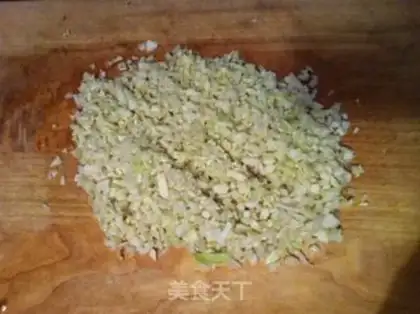 Make Cream cabbage and egg dumplings step 0