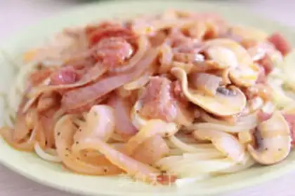 Make Bacon pasta step 6