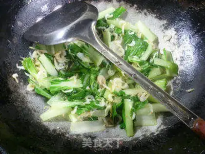 Make Shrimp-skinned cabbage step 6