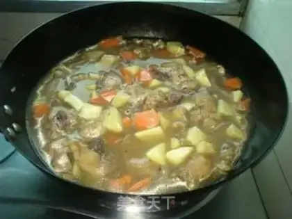 Make Curry chicken step 7