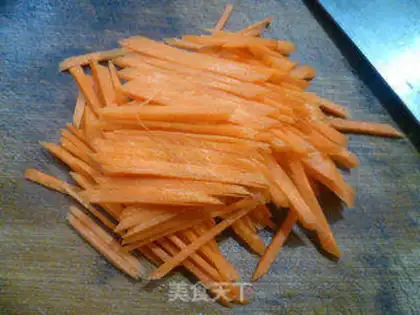Make Carrot in the mushrooms step 2