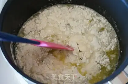 Make French souffle puff step 2