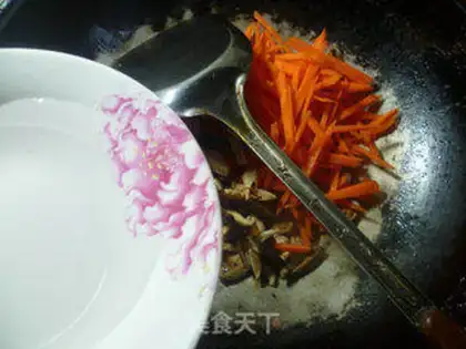 Make Carrot in the mushrooms step 7