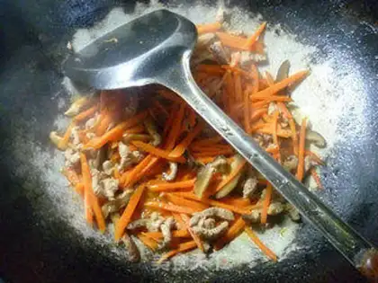 Make Carrot in the mushrooms step 8