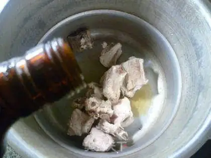 Make Open sea belts, chopbone soup step 2