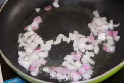 Make Mushroom rice step 1