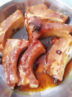 Make Peach roasted ribs step 1