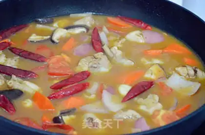 Make Tomato curry chicken step 7
