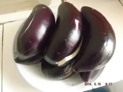 Make Fried eggplant step 1