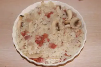 Make Mushroom rice step 4