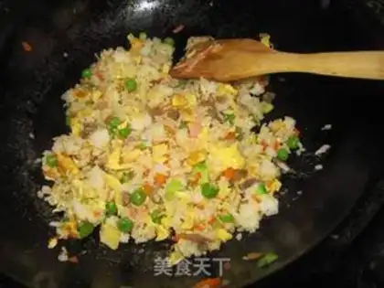 Make Cheese shrimp rice step 17