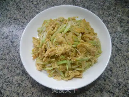 Make Shrimp skins and eggs step 9