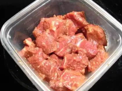 Make The fragrance of the veal swabs step 2